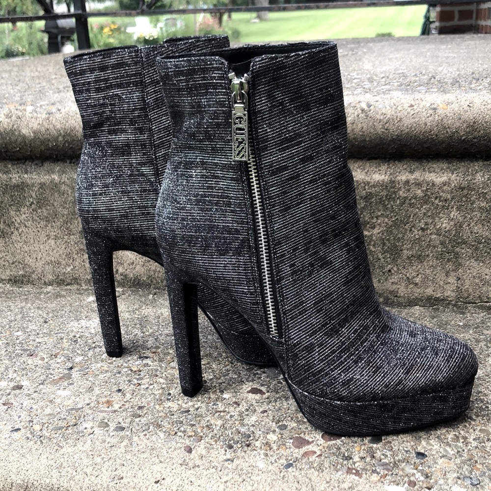Guess Platform Heel Booties